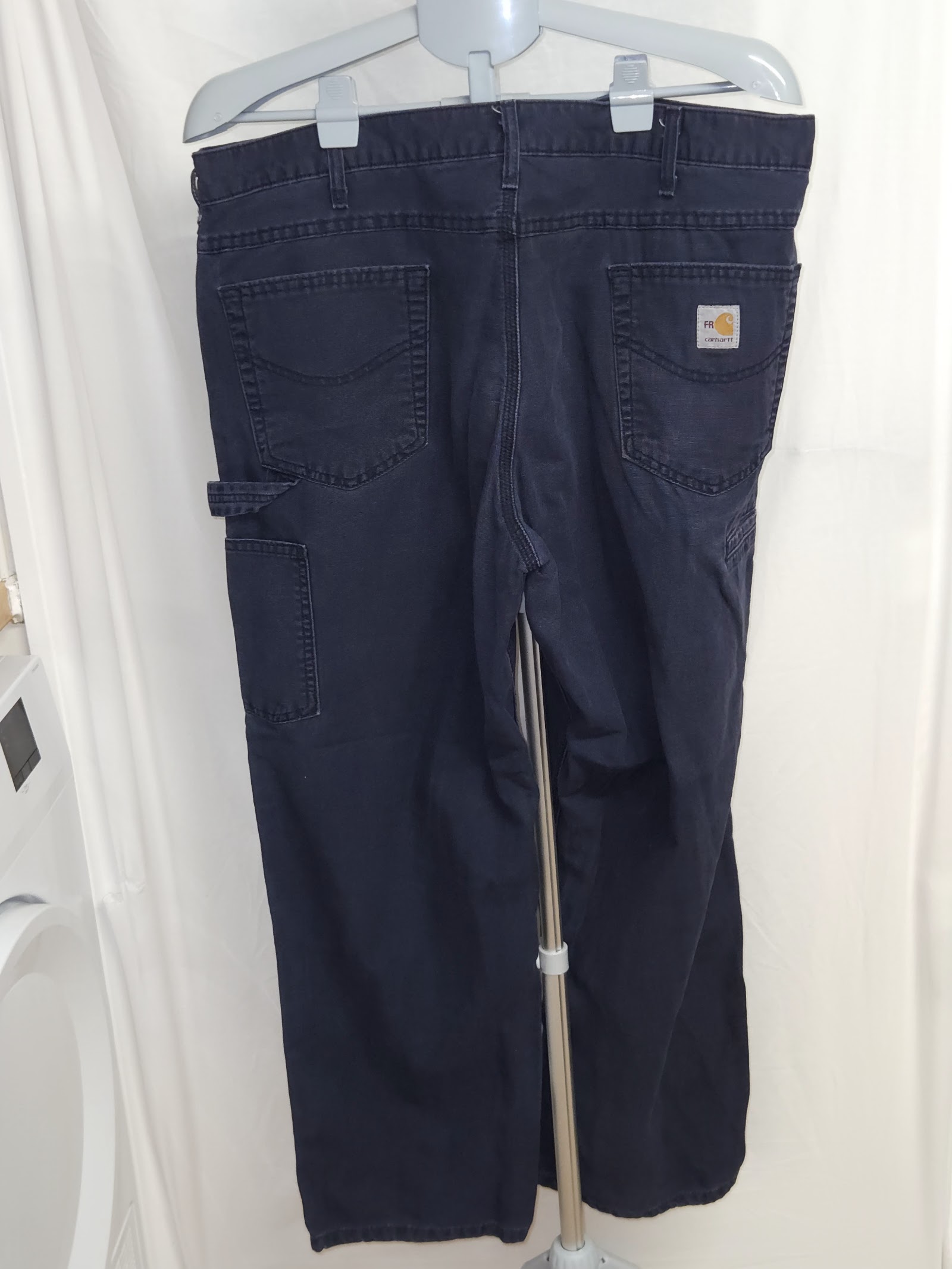 Genuine Carhartt FR Navy Utility Work Trousers, W38 L30, photo 2