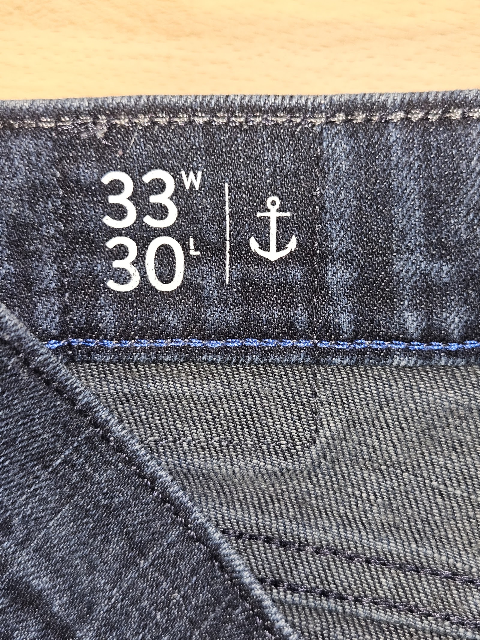 Genuine Nautica Dark-blue straight-fit stretch jeans, W33 L30, photo 4
