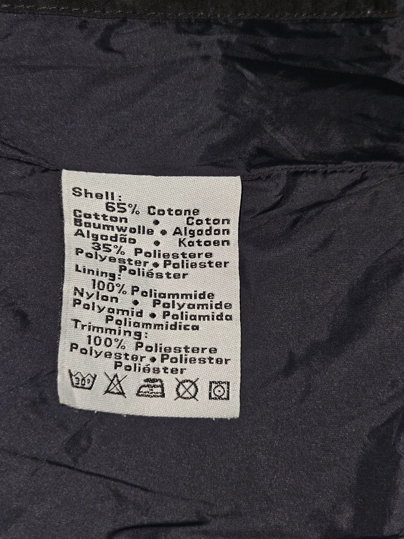 Genuine Robe di Kappa Black Multi Pocket Utility Field Jacket, L, photo 5