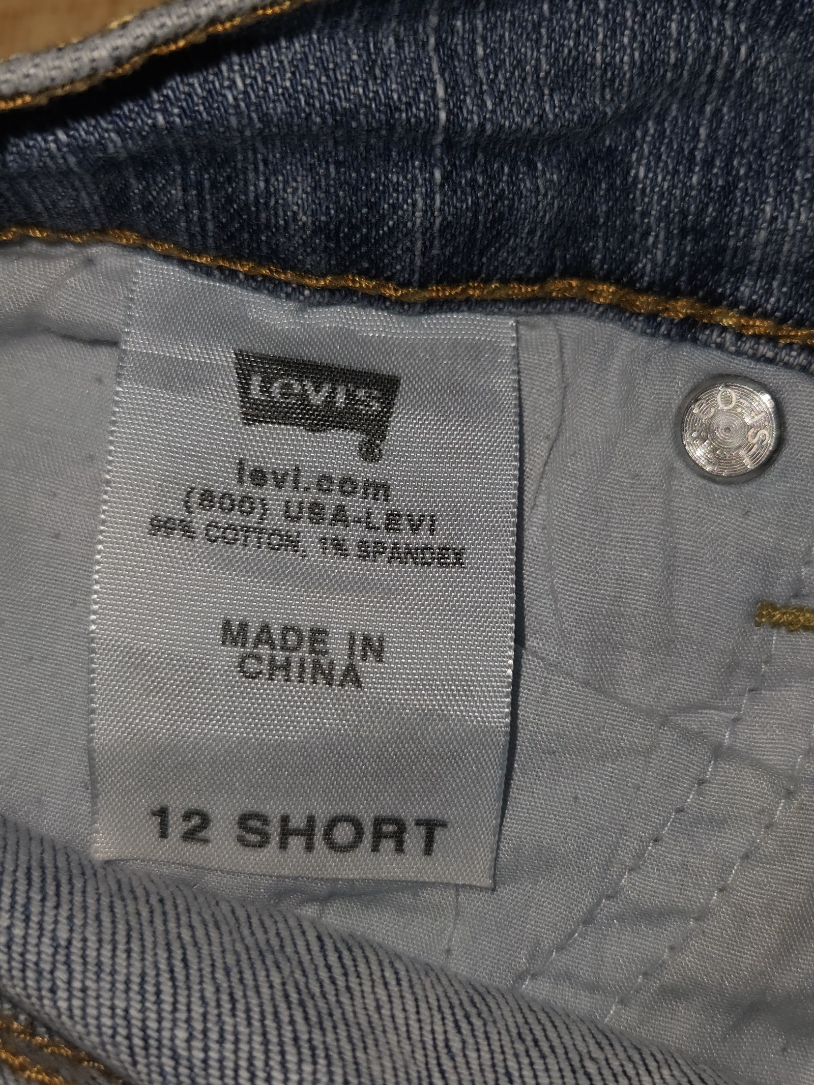 Genuine Levi's Perfectly Slimming 512 Boot Cut Light Blue Jeans, 12 Short, photo 4
