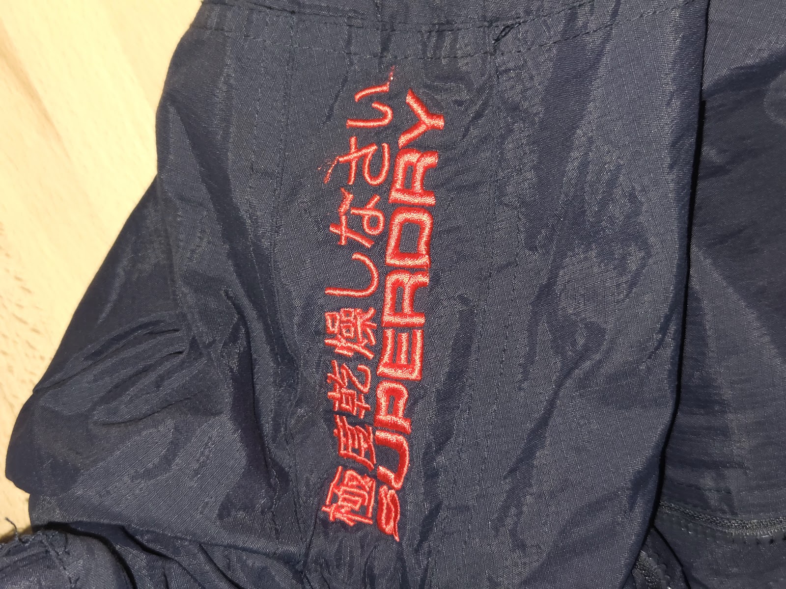 Genuine Superdry The Windcheater Black Red Hooded Jacket, XXL, photo 5