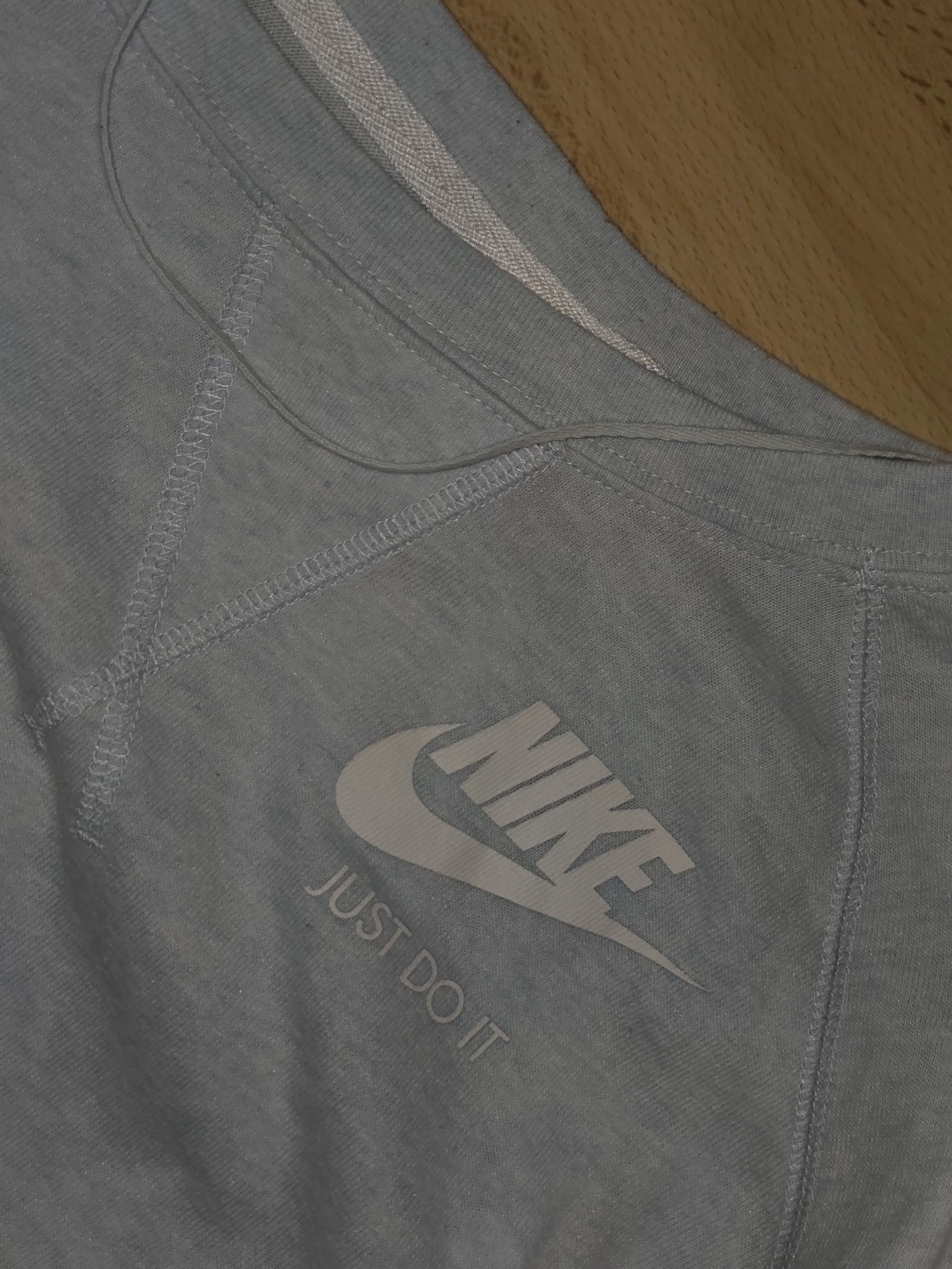 Genuine Nike Pale Blue Just Do It Lightweight Sweatshirt, XS, photo 4