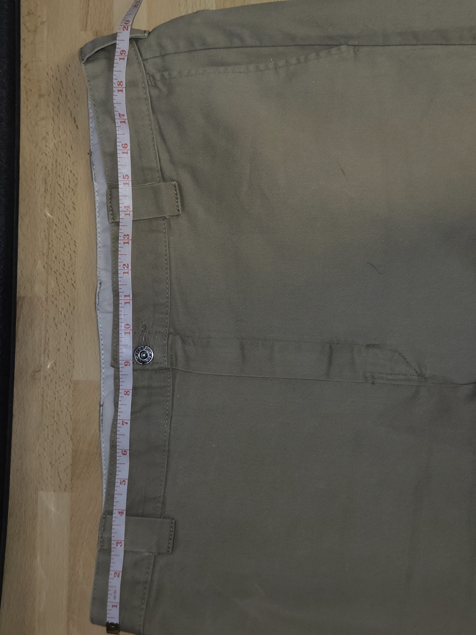 Genuine Dickies Slim Skinny Beige Work Trousers, W40, photo 7