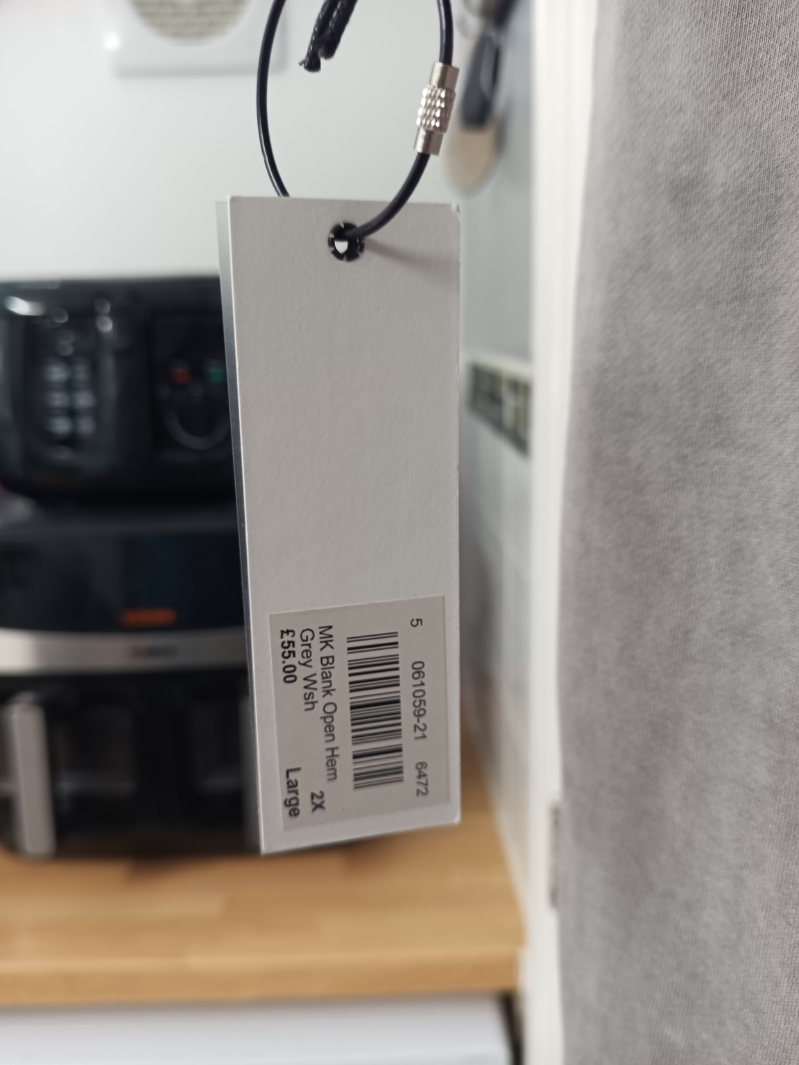 Genuine Madison Kohl Grey-wash Club 2019 two-piece sweatshirt and jogger set, Top XL / bottoms XXL, photo 5