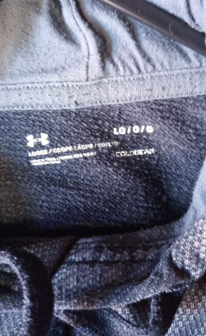 Genuine Under Armour Black hooded full-zip jacket, Large, photo 2